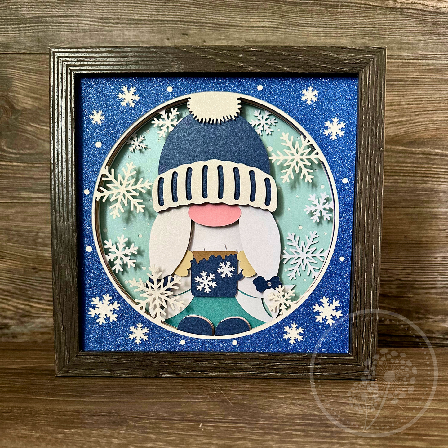 Winter Gnome Shadowbox