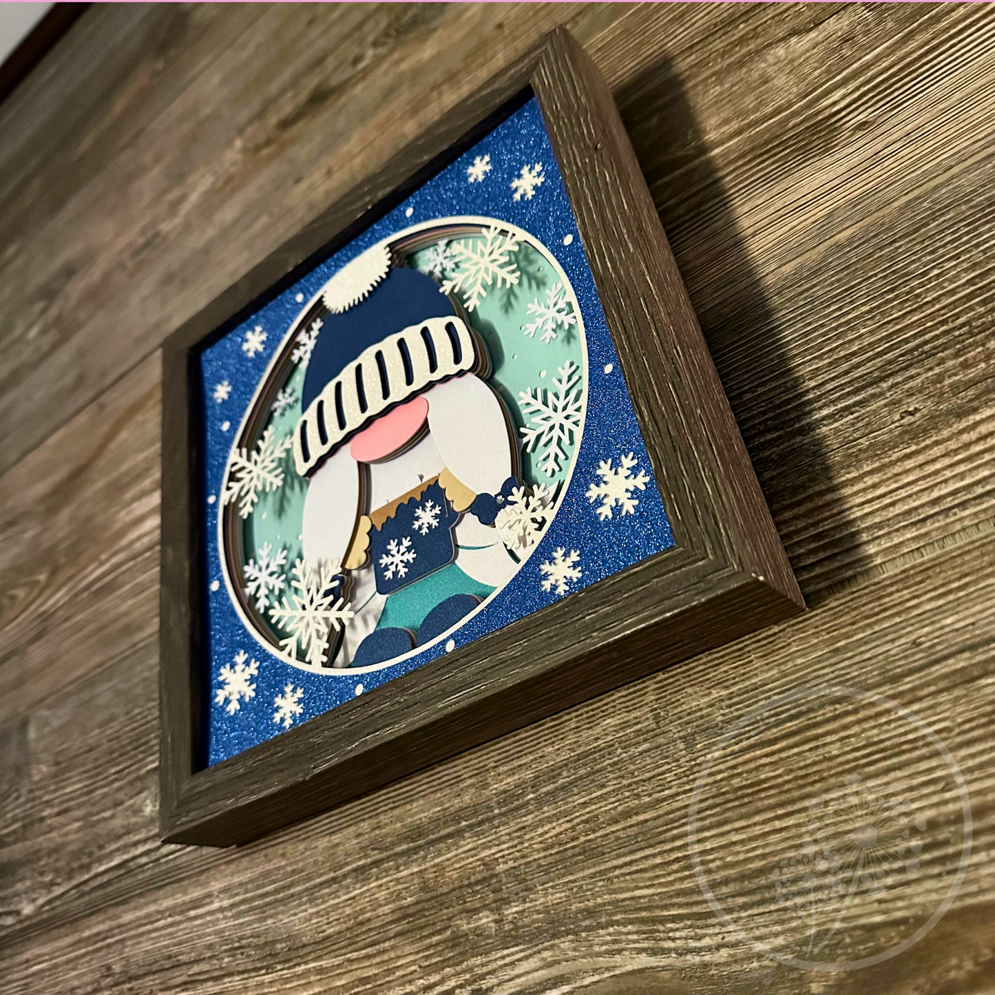 Winter Gnome Shadowbox