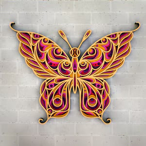 Butterfly Mandala SVG