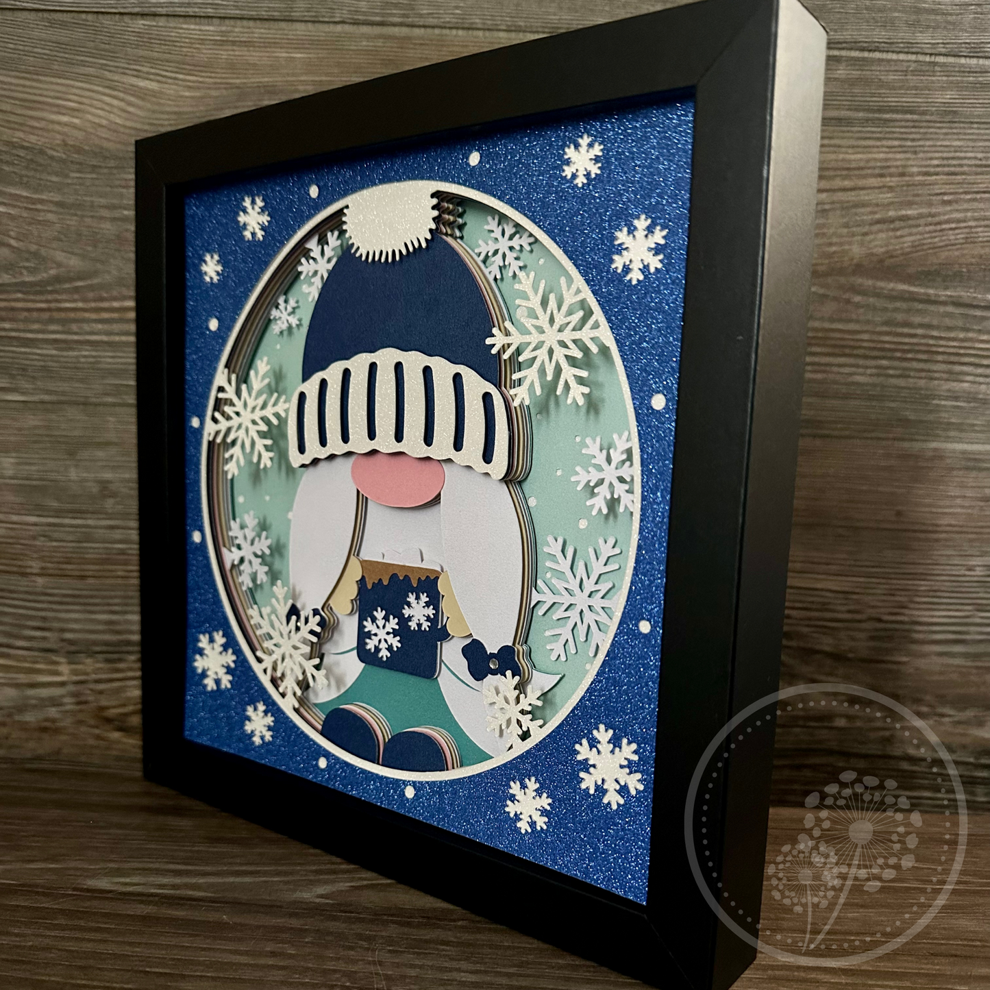 Winter Gnome Shadowbox