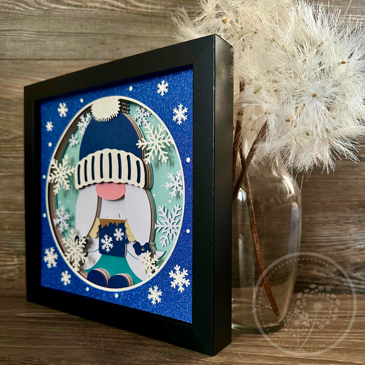 Winter Gnome Shadowbox