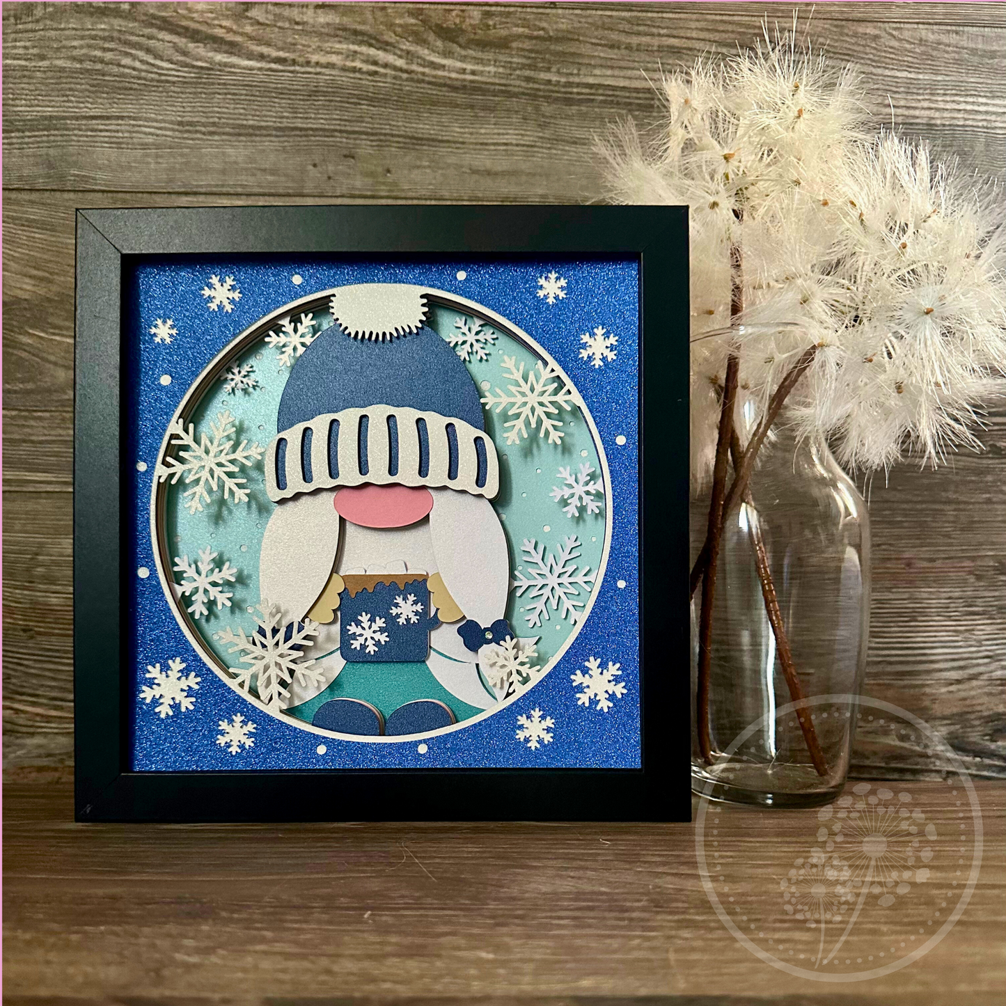 Winter Gnome Shadowbox