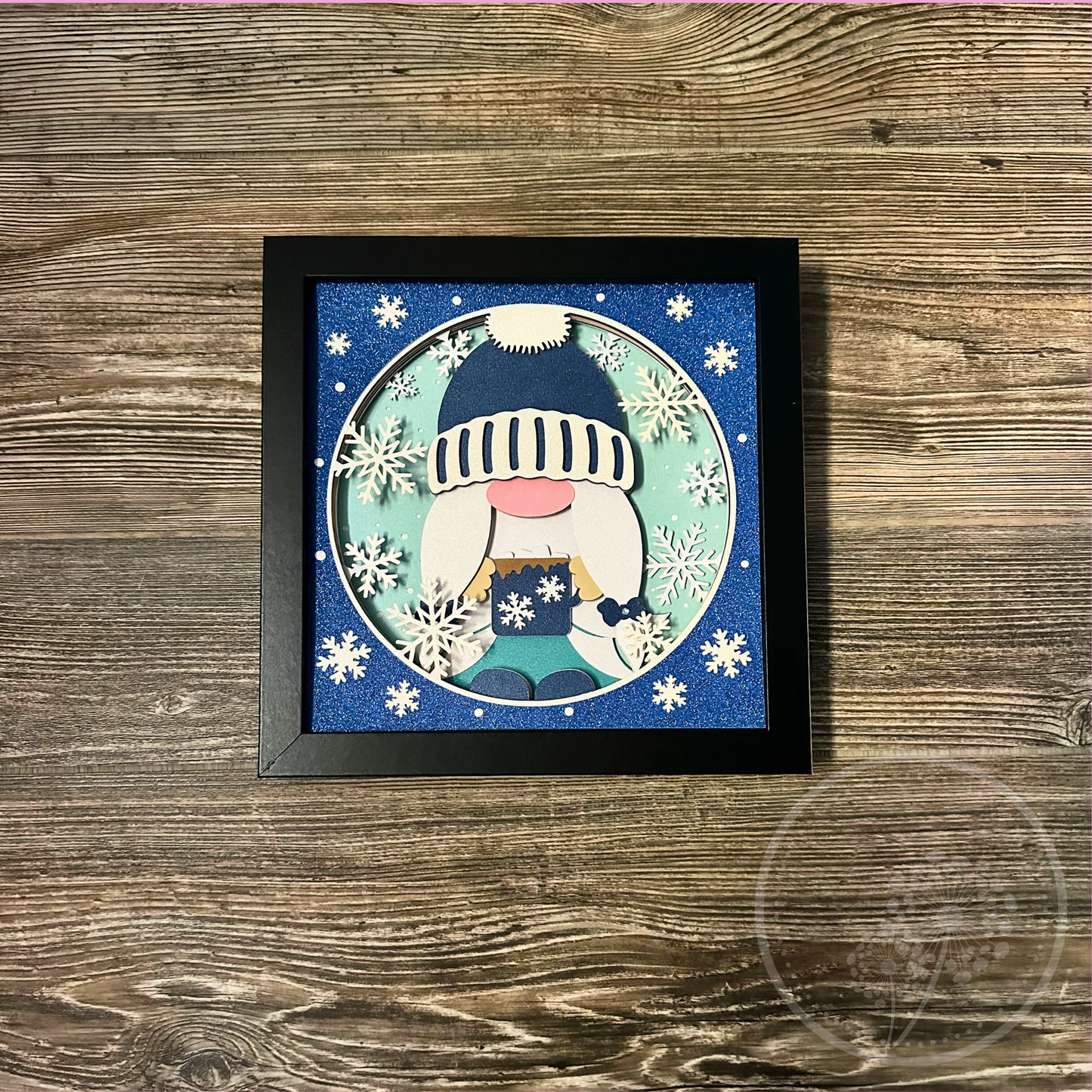 Winter Gnome Shadowbox