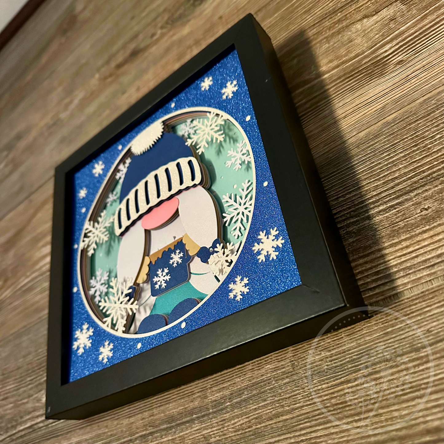 Winter Gnome Shadowbox