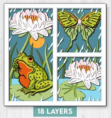 Frog Panel SVG