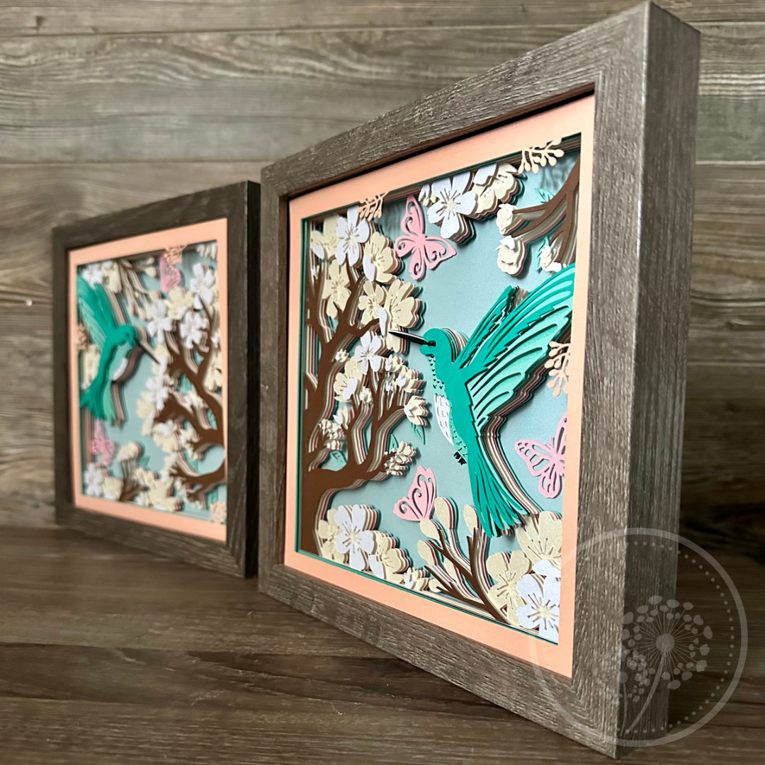 Hummingbird Shadowbox