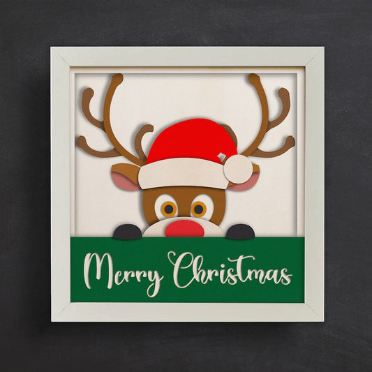Merry Christmas Reindeer SVG