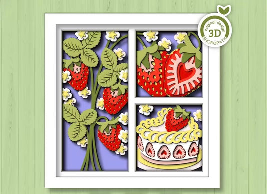 Strawberry Shortcake Panel SVG