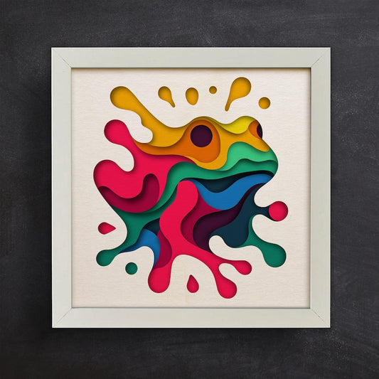Colorful Frog SVG