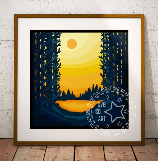 Moonlight Woods SVG