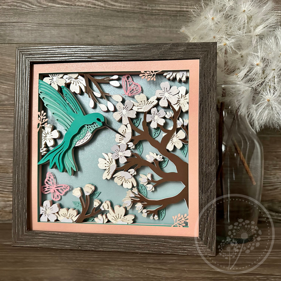 Hummingbird Shadowbox