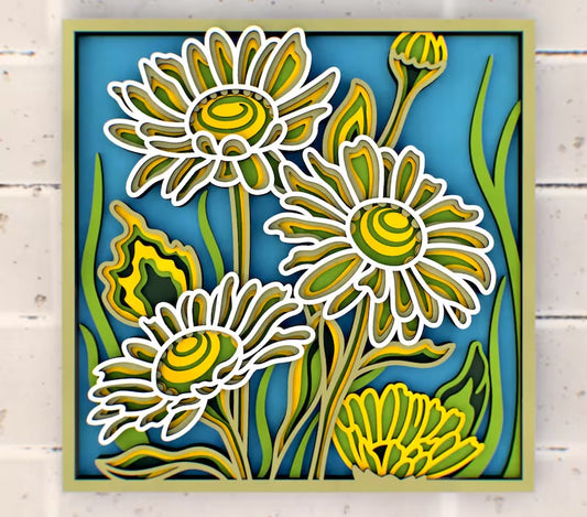 Daisy Flower Mandala SVG