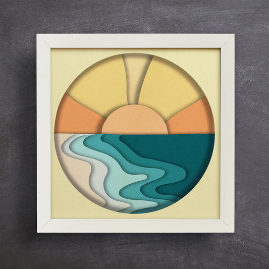 Beach Sun SVG