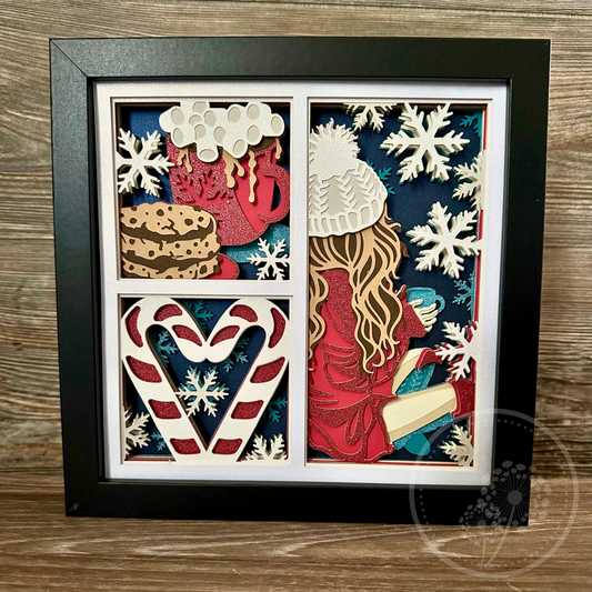 Christmas Coco Panel Shadowbox