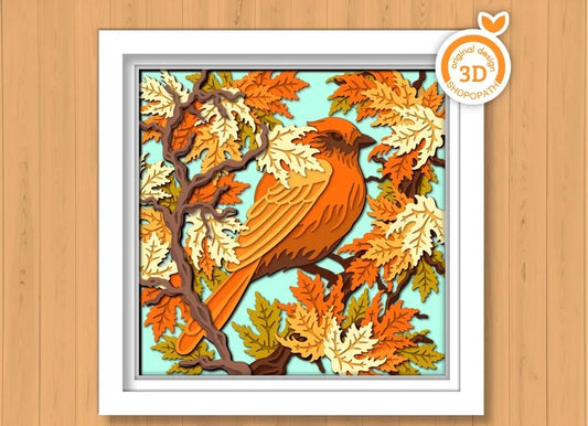 Fall Bird SVG