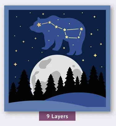 Bear Constellation SVG