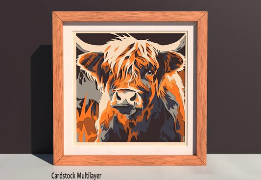 Highland Cow SVG