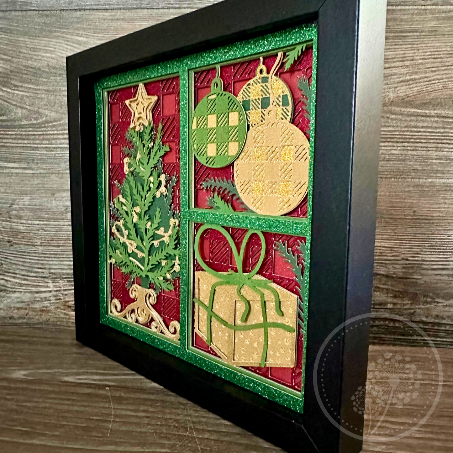 Christmas Tree Panel Shadowbox