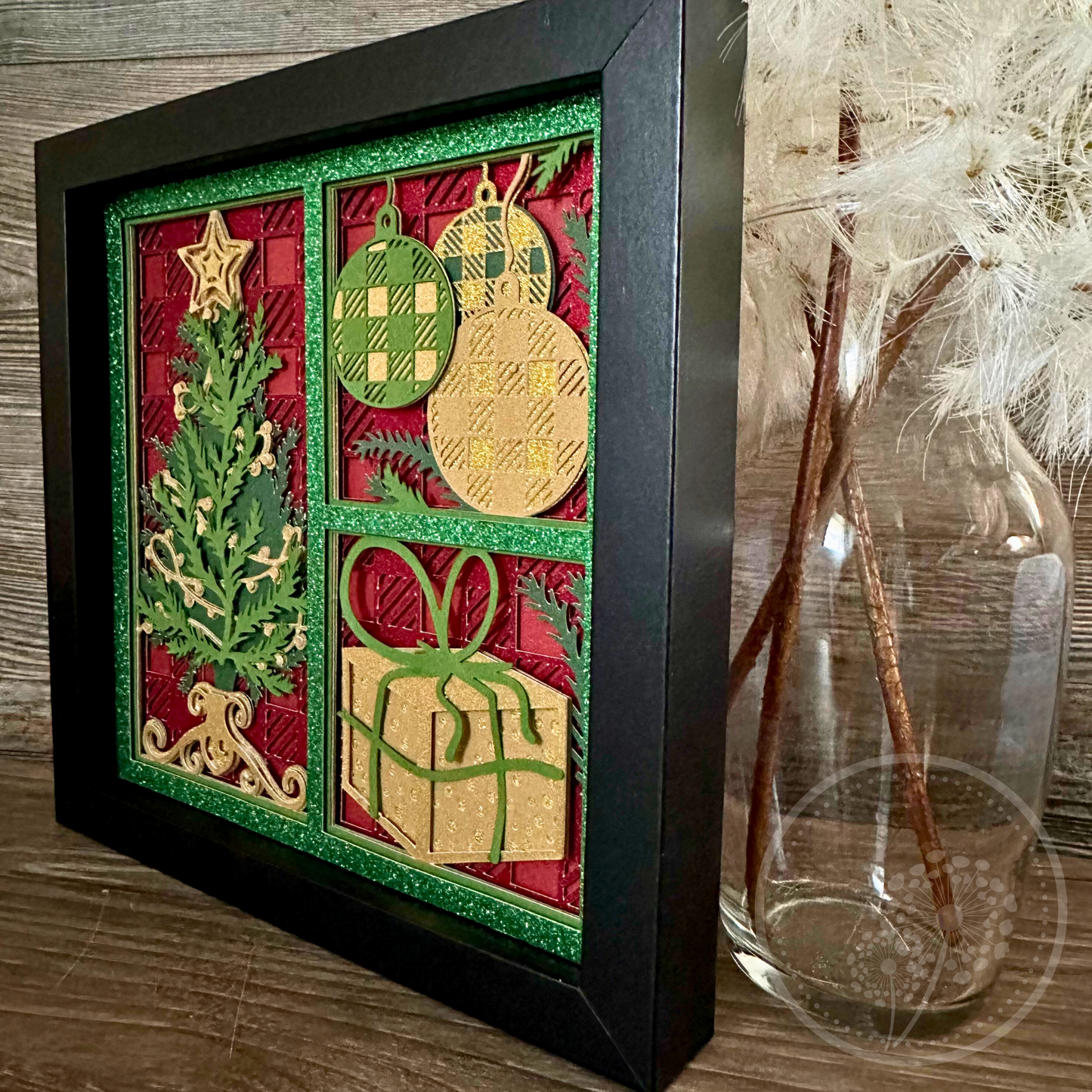 Christmas Tree Panel Shadowbox