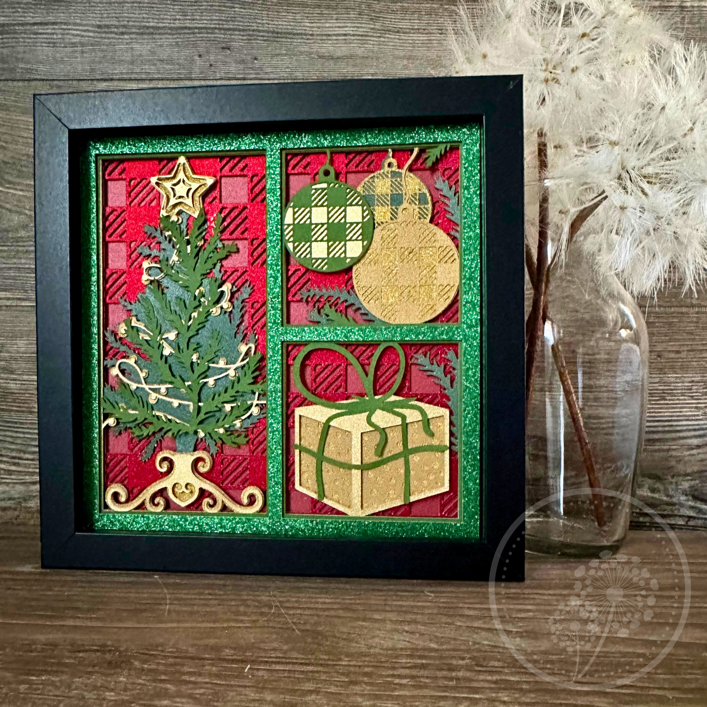 Christmas Tree Panel Shadowbox