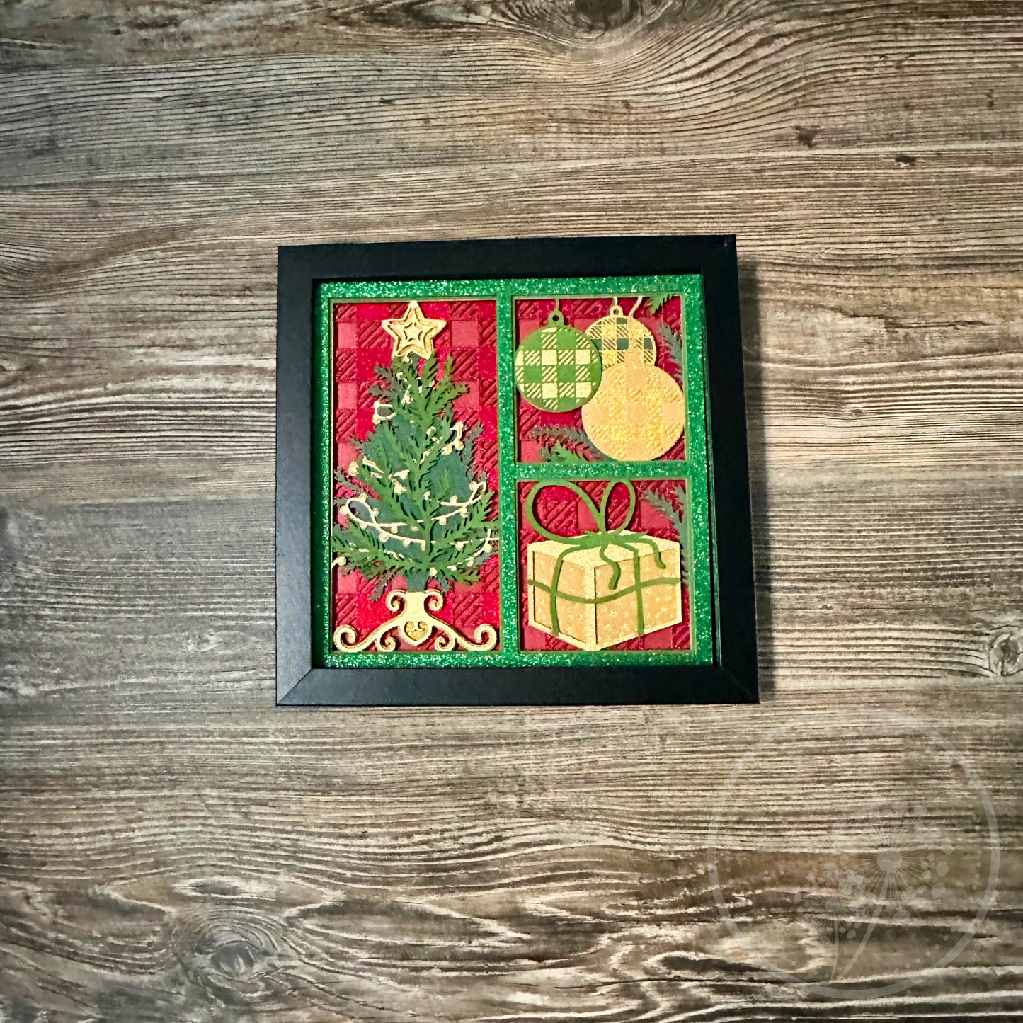 Christmas Tree Panel Shadowbox