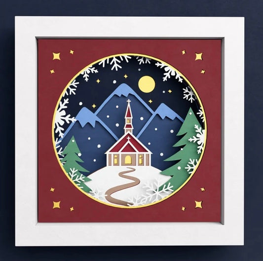 Christmas Church SVG