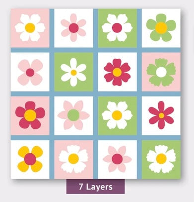 Flower Grid SVG