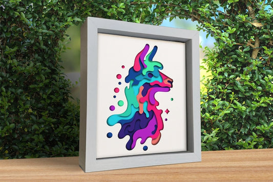 Colorful Llama SVG