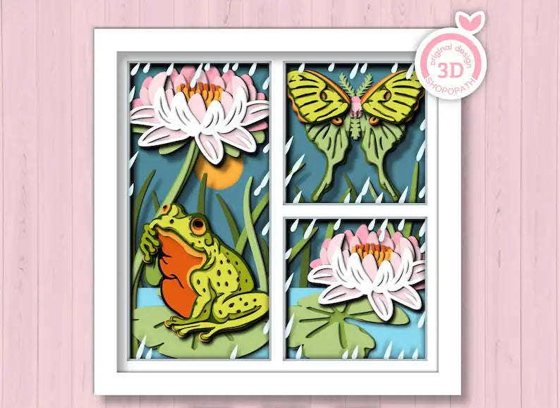Frog Panel SVG