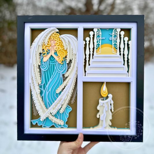 Angel Panel Shadowbox