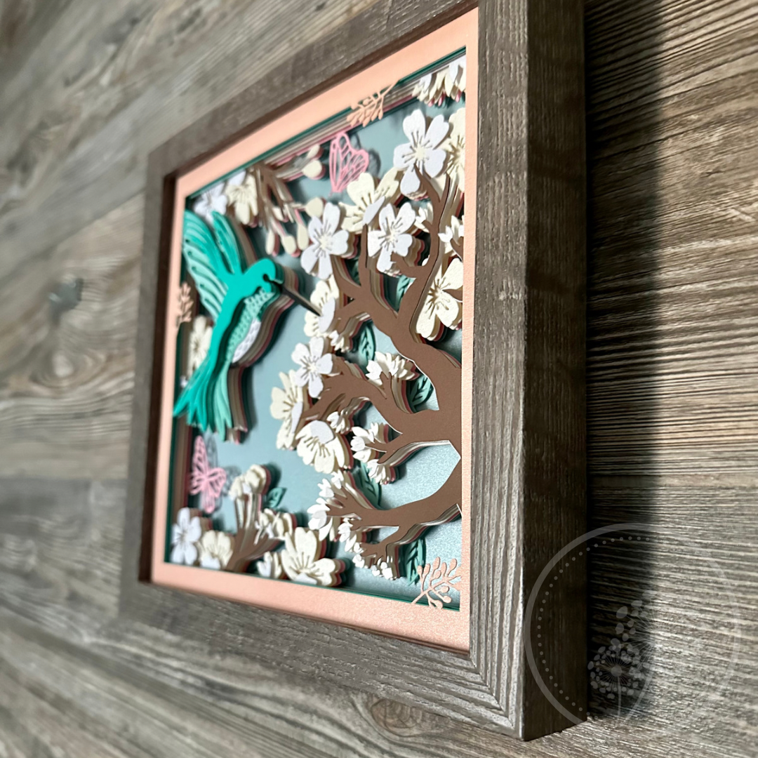 Hummingbird Shadowbox