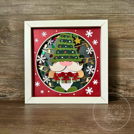 Christmas Gnome Shadowbox