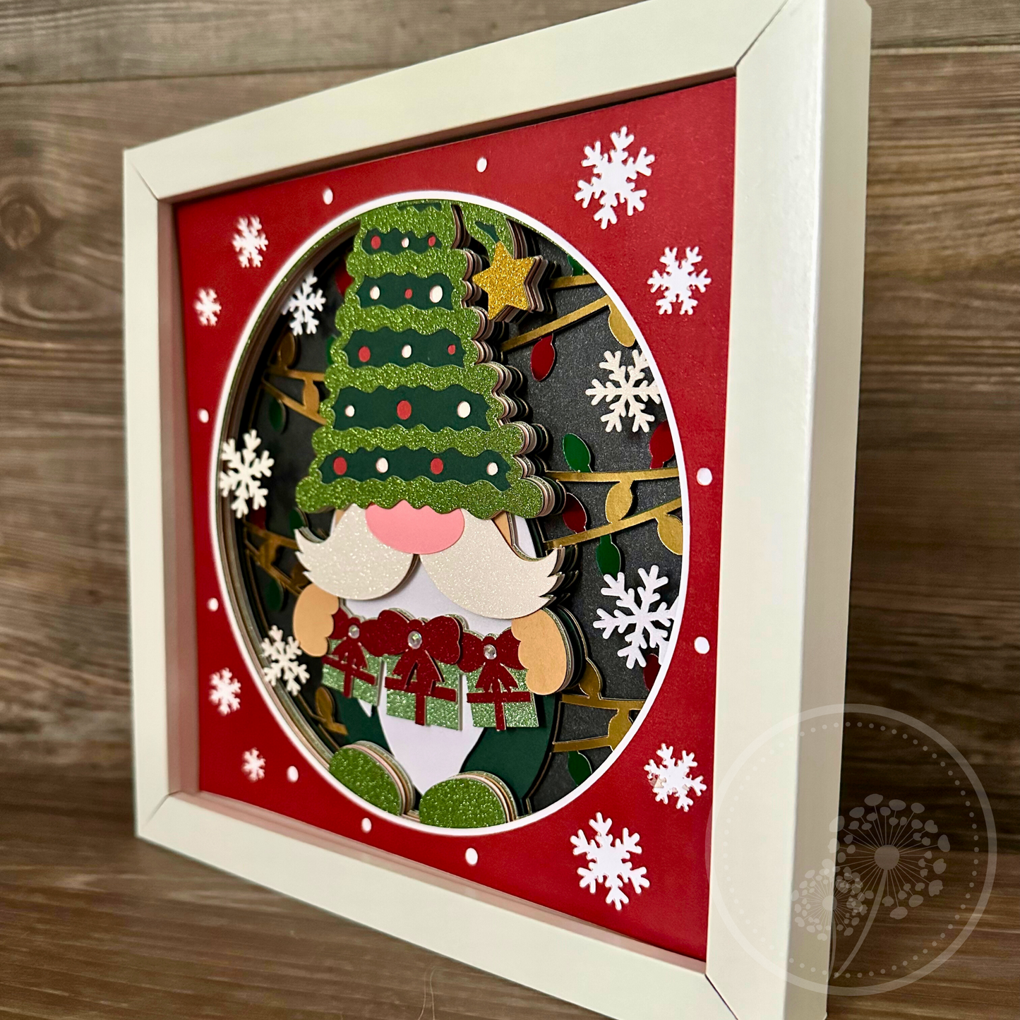 Christmas Gnome Shadowbox