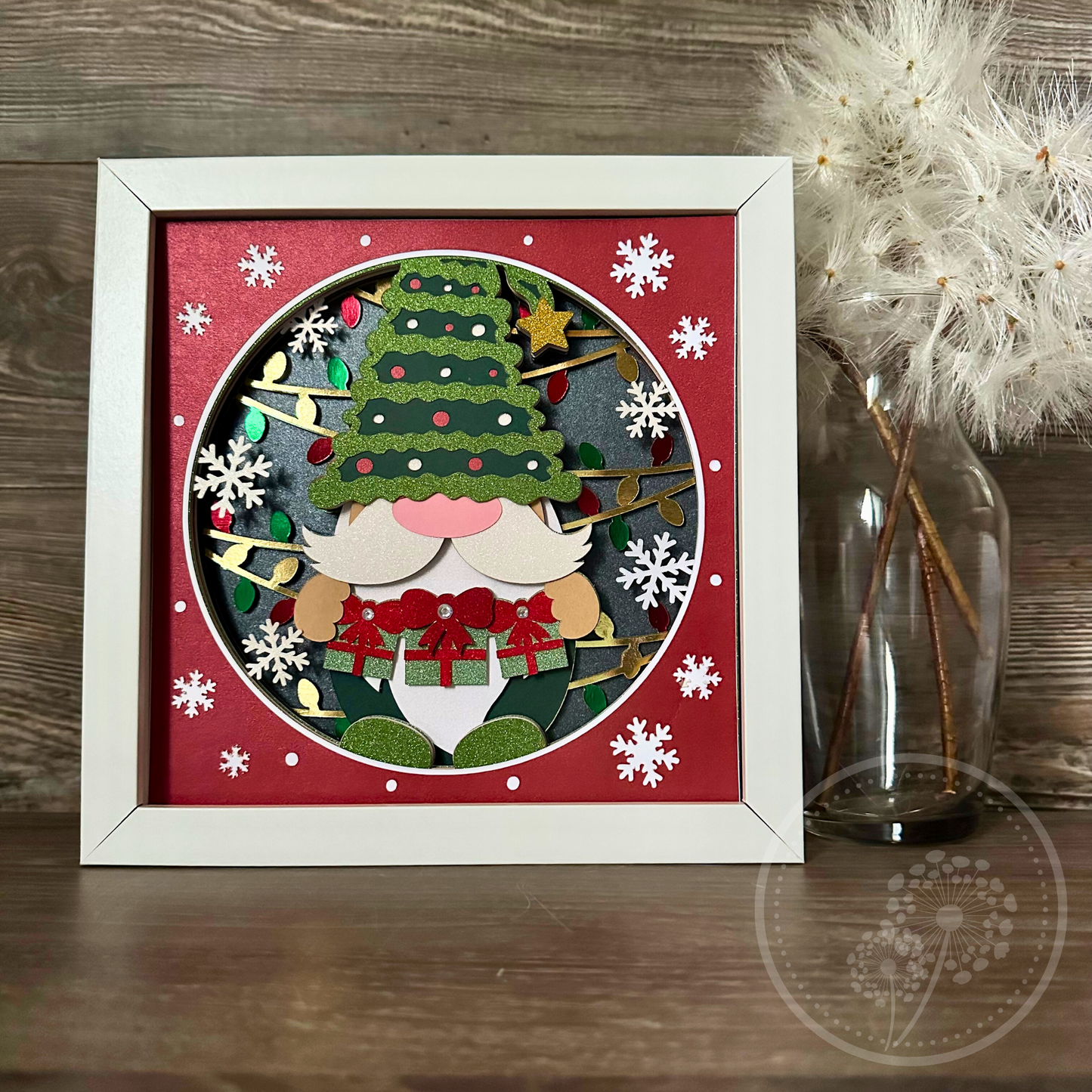 Christmas Gnome Shadowbox