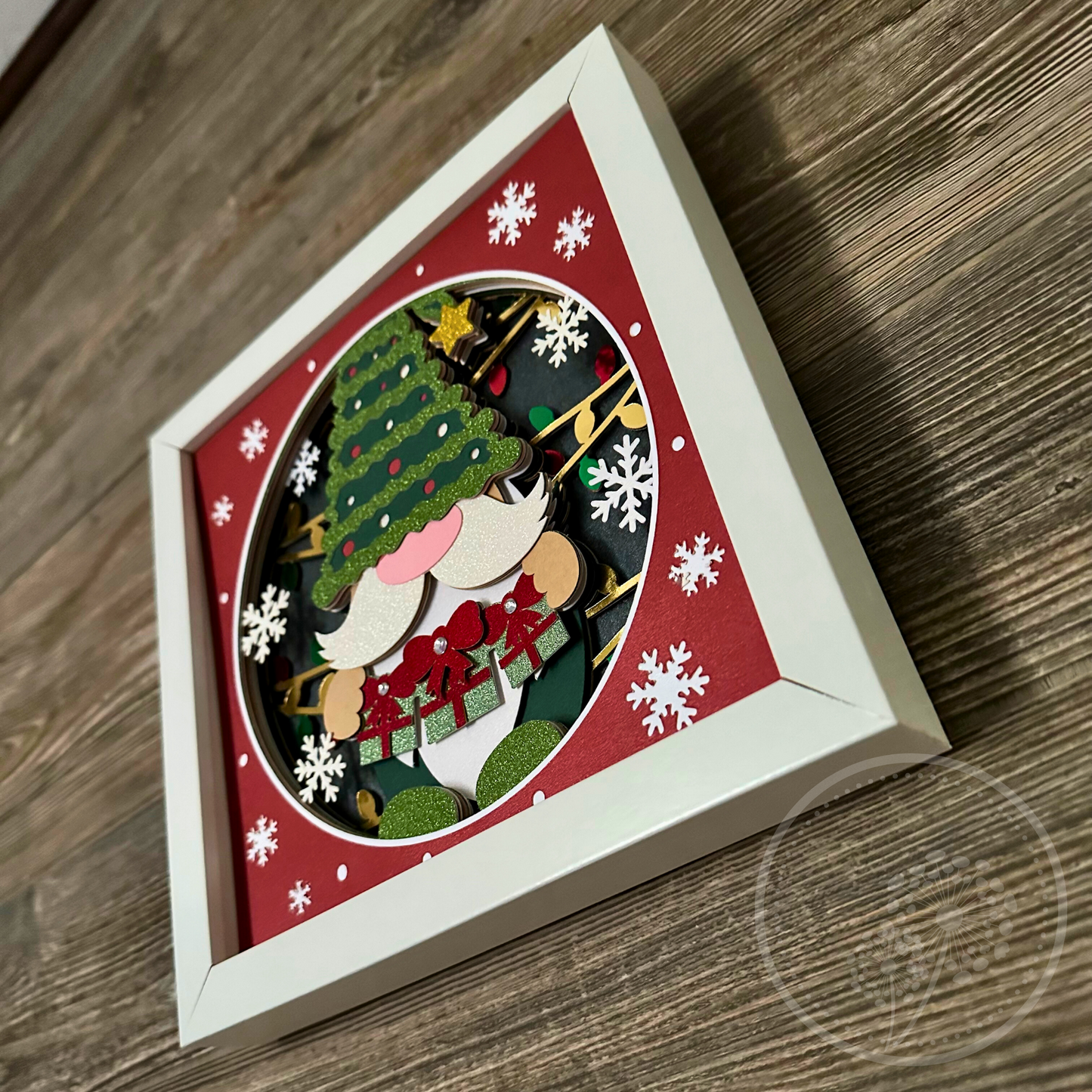 Christmas Gnome Shadowbox