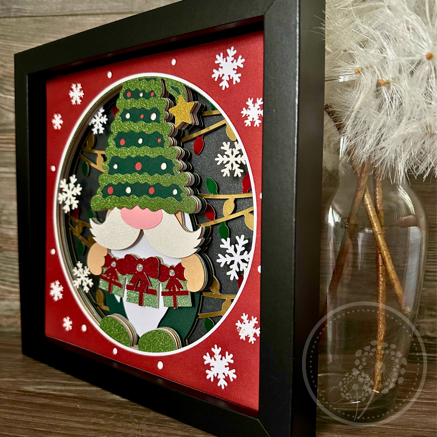 Christmas Gnome Shadowbox