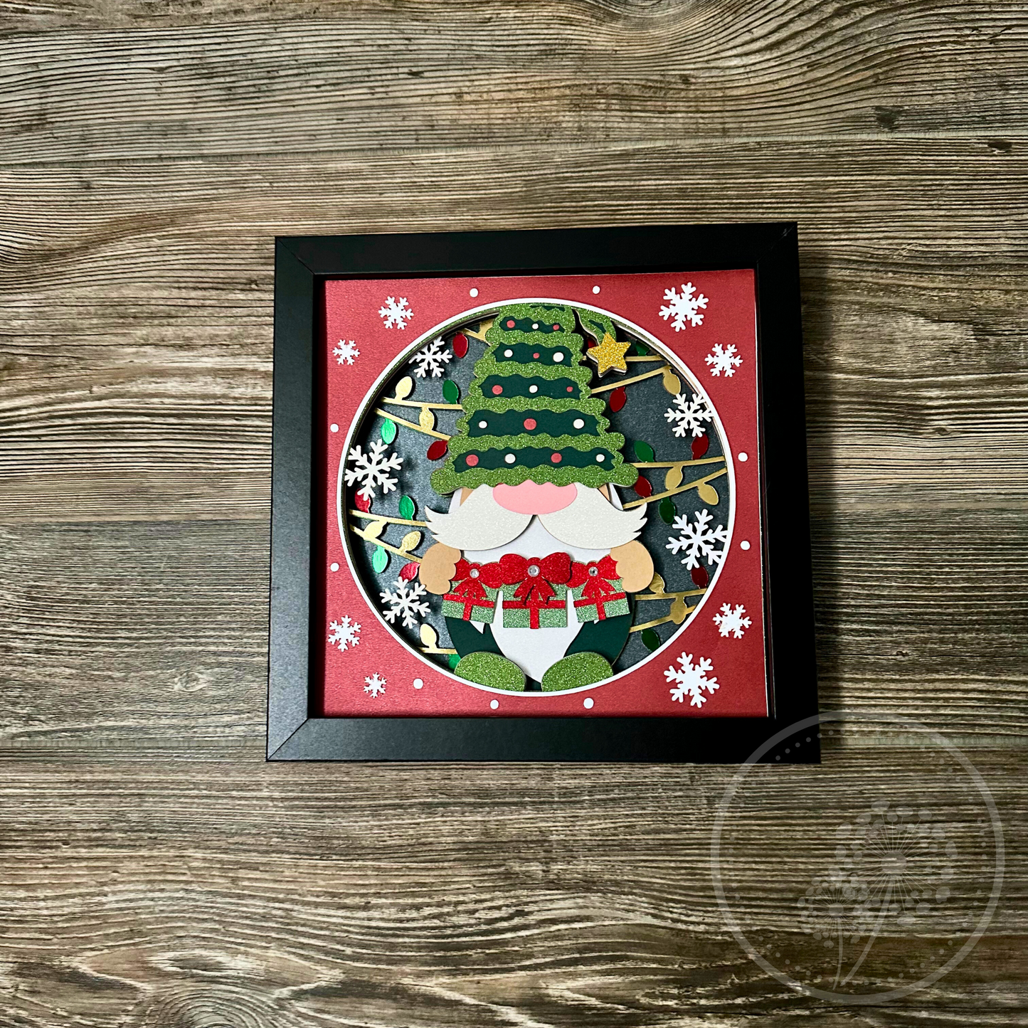 Christmas Gnome Shadowbox