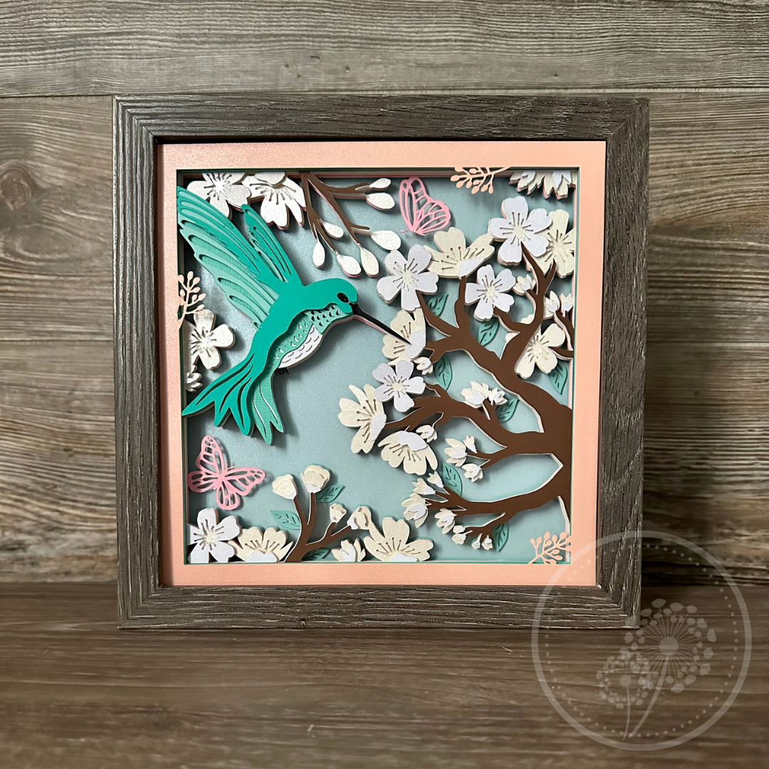 Hummingbird Shadowbox