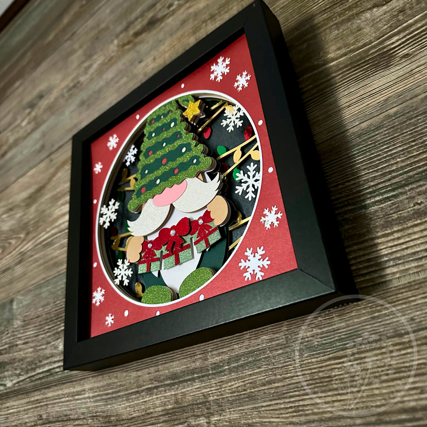 Christmas Gnome Shadowbox