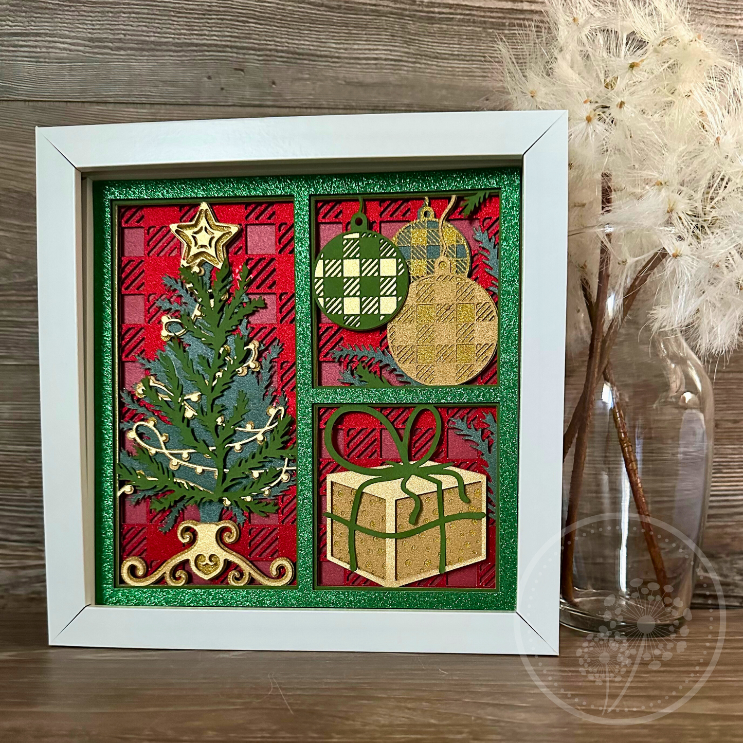 Christmas Tree Panel Shadowbox