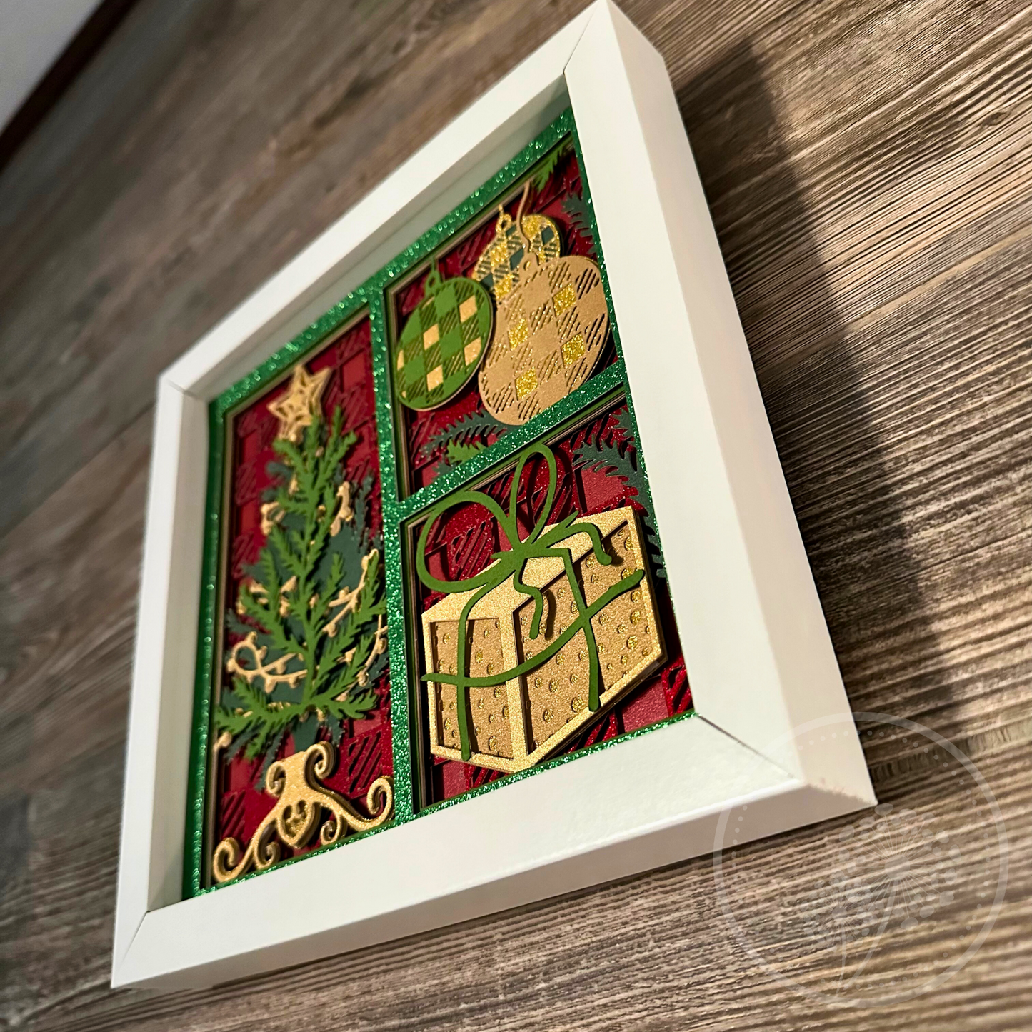 Christmas Tree Panel Shadowbox