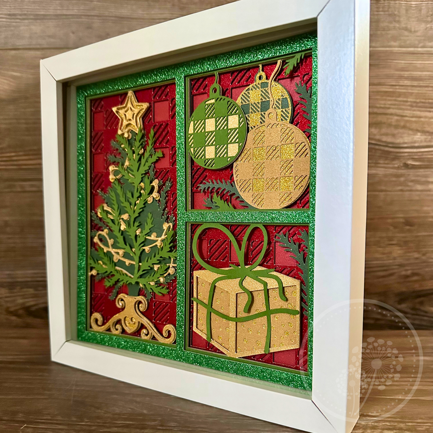 Christmas Tree Panel Shadowbox