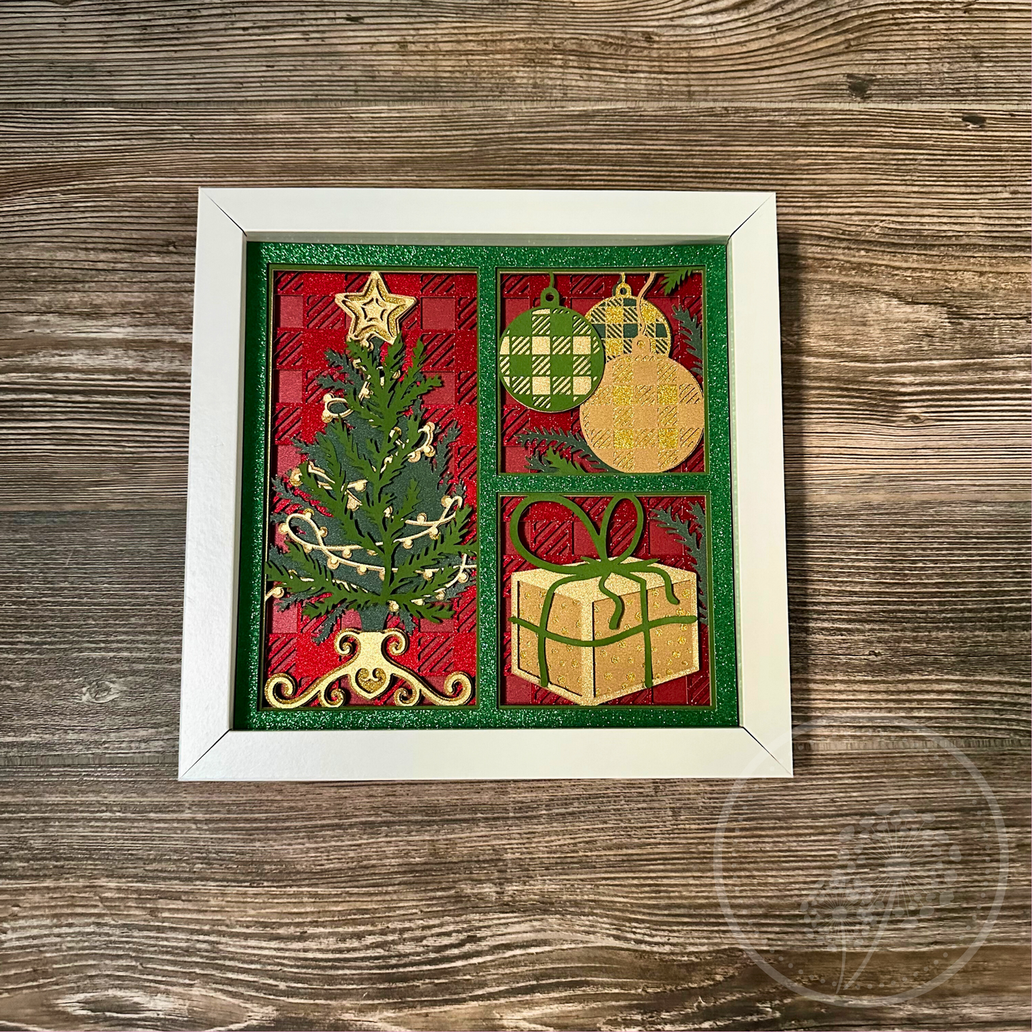 Christmas Tree Panel Shadowbox