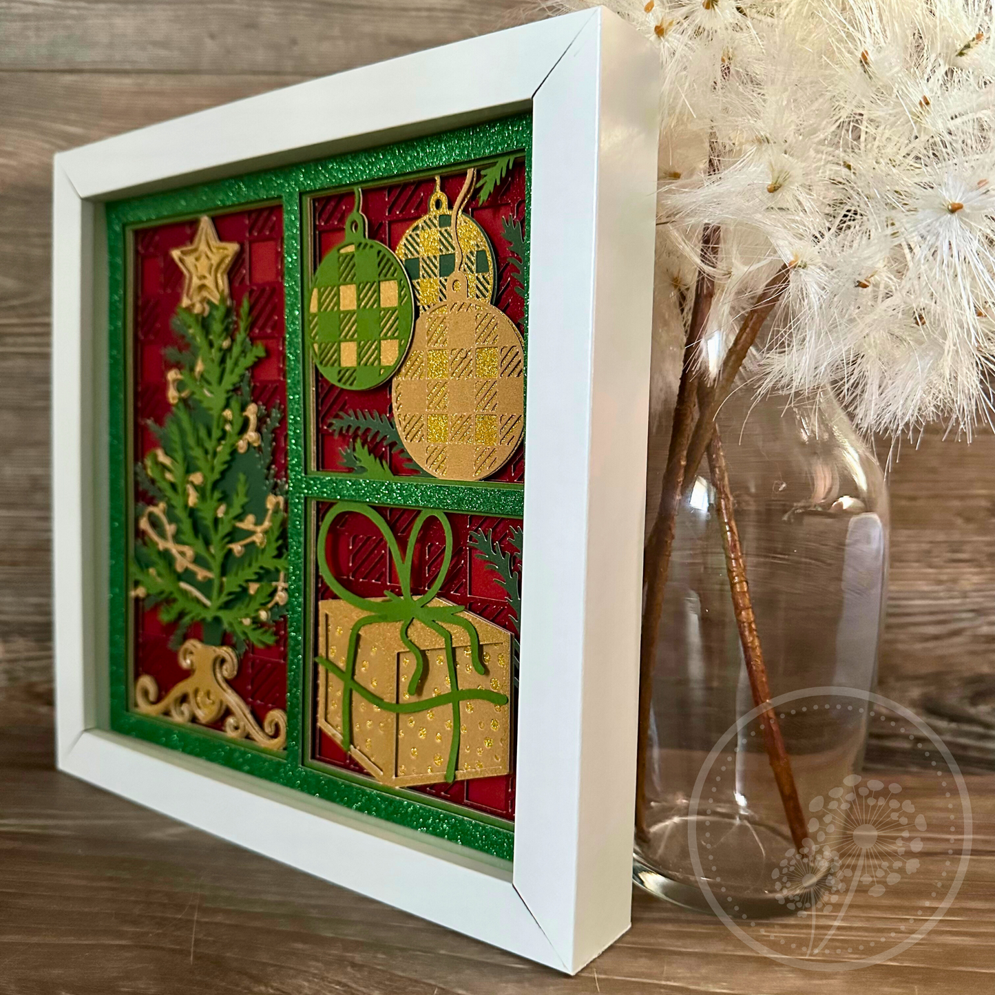 Christmas Tree Panel Shadowbox