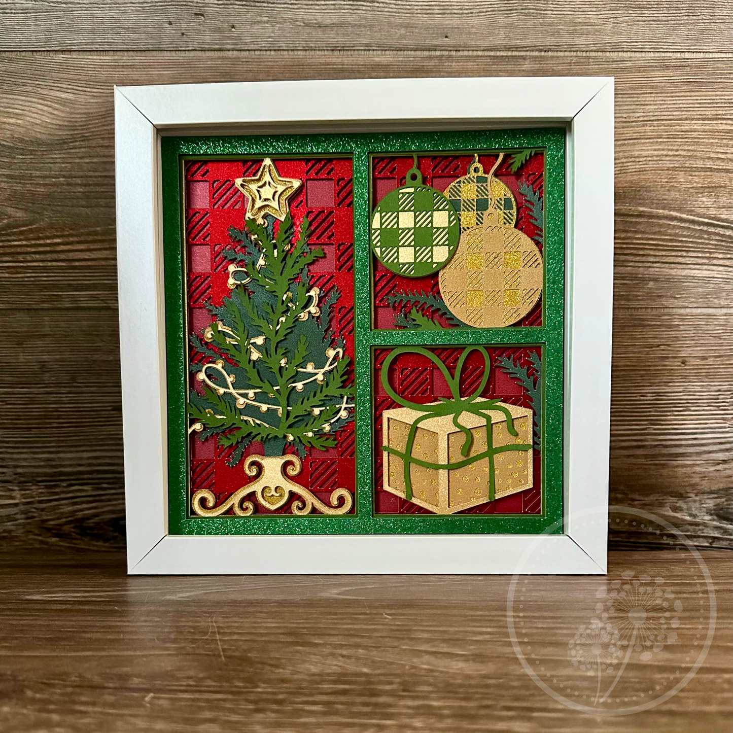 Christmas Tree Panel Shadowbox