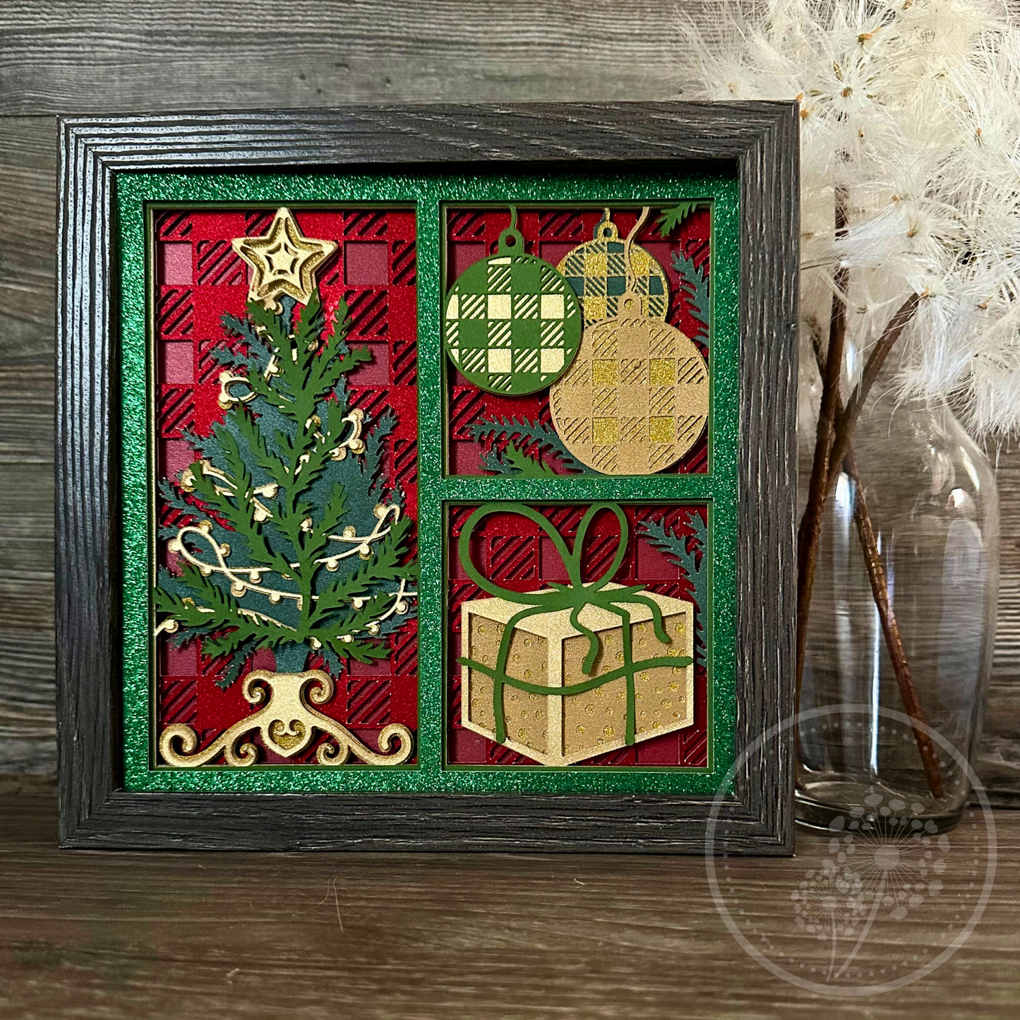 Christmas Tree Panel Shadowbox