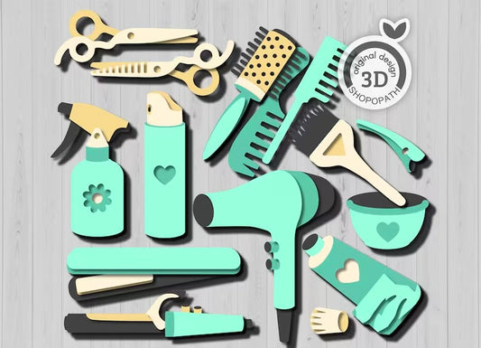 Hair Tools SVG