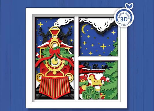 Christmas Train SVG