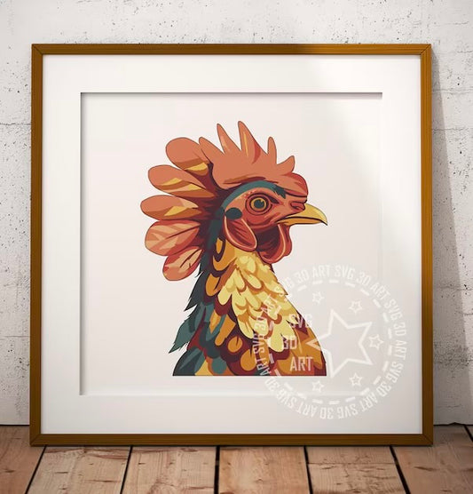 Fall Chicken SVG
