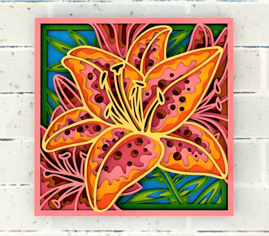 Tropical Flower SVG